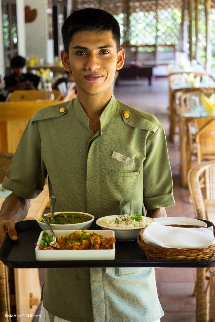 Hospitality staff at a hotel property